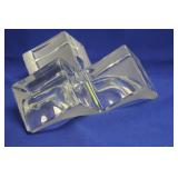 Signed Daum France Crystal Cube