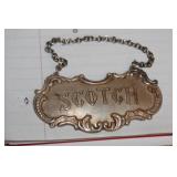 Sterling Silver Scotch Tag