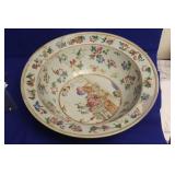 Antique Chinese Rosemedallion Center Bowl