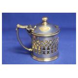 Silverplated Reed and Barton Mustard Jar?
