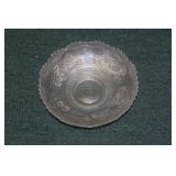 Clear Carnival Iridescent Glass Bowl