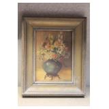 Vintage Oil on Board Still Life by Arndt