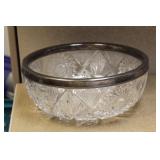 Large Cut Glass Bowl