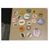 Lot of Vintage Railroad Pins and Buttons