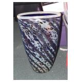 Signed Large Artglass Vase