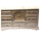 Vintage Wooden Music Jewelry Box