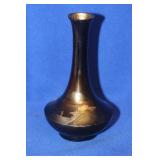 Mixed Metal Japanese Vase