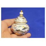 Gourd Form Greece  Ceramic Trinket Box
