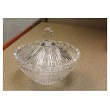 Crystal Bowl with Lid