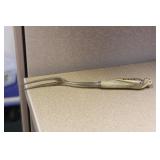 Inlaid bird form fork