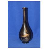 Mixed Metal Japanese Vase