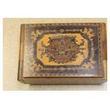 Vintage Inlaid Music Box