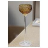 Unsigned Michael Weems Etched Goblet