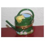 Limoges, France Watering Can Form Trinket Box