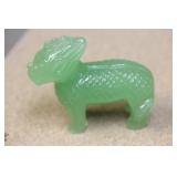 Chinese Green Glass Kylin