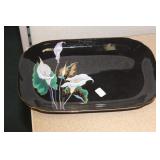 Signed Yamaji Japanese Rectangular Plate