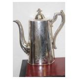 Ornate Silverplate Chocolate Pot