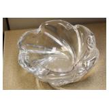 Orrefors (signed) heavy crystal bowl