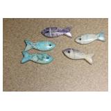 Lot of 5 Fish Pendants
