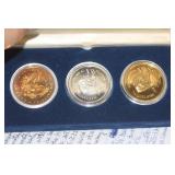 American Founders Mint 3 Coins-Set