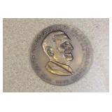 Antonio De Oliveria Salazar Bronze Plaque