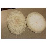 Two Vintage Cloth Trivet