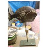 1977 Sarreid Wooden Fish