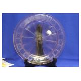 Pink Depression Glass Plate