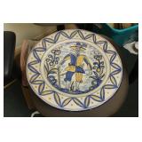 Artist Signed Decorative Charger