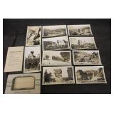 Lot of 10 Black and White miniature Photographs