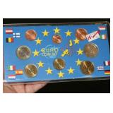 A 2002 Euro Coin Set