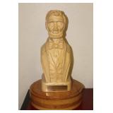 Solid Wood Abraham Lincoln Statue