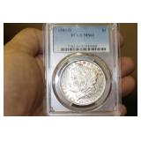 A PCGS Graded 1885-O Morgan Silver Dollar
