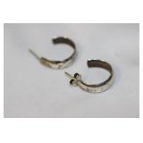 A Pair of Sterling Earrings