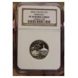 Ultra cameo silver quarter