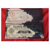 Lot of 2 Emergency Currencies from The Philippines