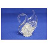 A Glass or Crystal Swan