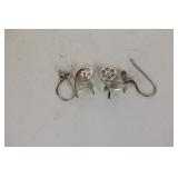 A Pair of Sterling Earrings