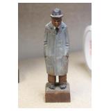 Huron Indian Carved Wooden Figurine