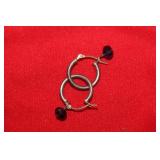 A Pair of Sterling Earrings