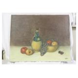 An Oil on Canvas - Still Life