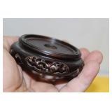 A Small Carved Woodstand