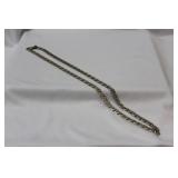 A Diamond Cut Sterling Cut Necklace