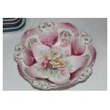 R S Prussia Large Rose Bowl