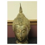 An Antique/Vintage Gold Buddha Head