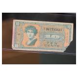 10 Cents Military Note