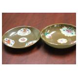 Lot of Two Chinese Teadust or Cafï¿½ Au Lait Dishes