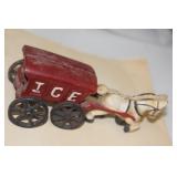 Cast Iron Donkey Wagon