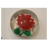 Rose Artglass Paperweight