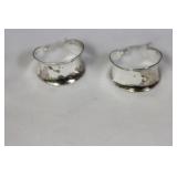 A Pair of Sterling Earrings